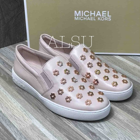 Michael Kors Shoes - NWT Michael Kors Keaton Slip On Leather Soft Pink